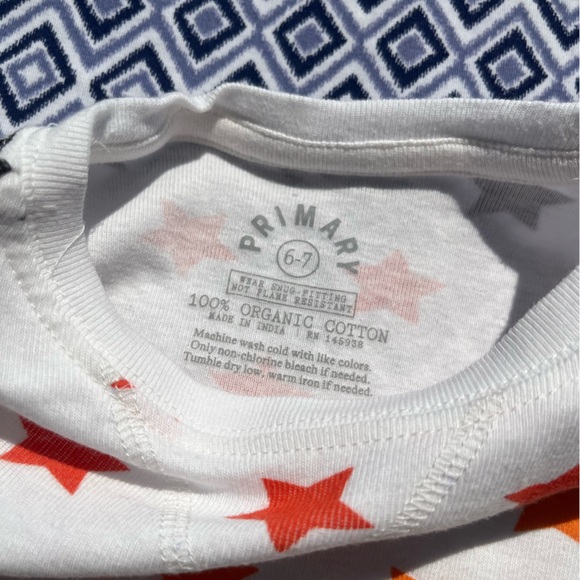 Primary Fall/Halloween Long-Sleeve Pajamas Set, Size 6-7, VGUC & NWOT - Picture 4 of 11